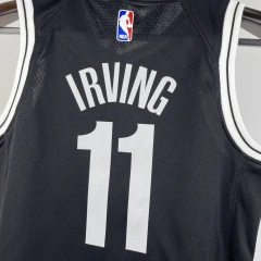 Brooklyn Nets #11 IRVING Youth NBA Silk Basketball Jersey - Black