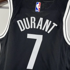 Brooklyn Nets #7 DURANT Youth NBA Silk Basketball Jersey - Black