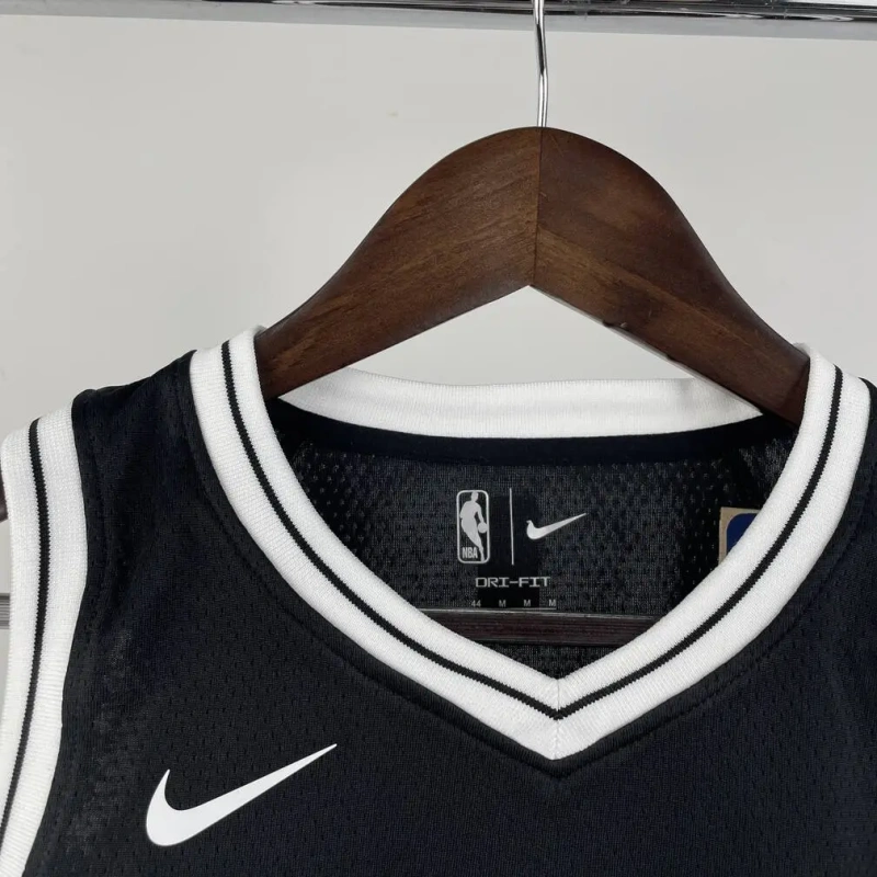 Brooklyn Nets #7 DURANT Youth NBA Silk Basketball Jersey - Black
