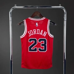 Chicago Bulls #23 JORDAN Youth NBA Silk Jersey - Red