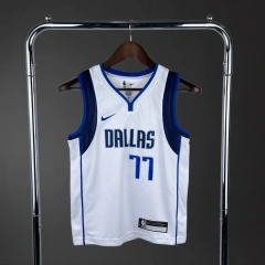 Dallas Mavericks #77 Dončić Youth NBA Silk Jersey