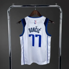 Dallas Mavericks #77 Dončić Youth NBA Silk Jersey