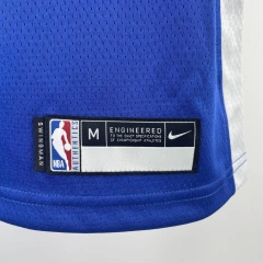 Golden State Warriors #30 Curry Youth NBA Silk Basketball Jersey - Blue