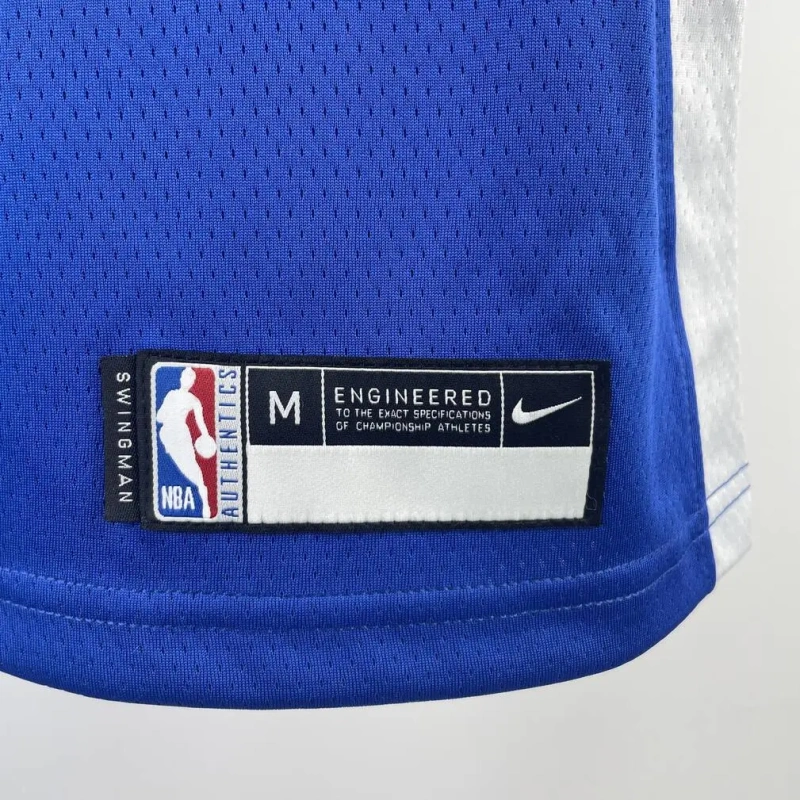 Golden State Warriors #30 Curry Youth NBA Silk Basketball Jersey - Blue