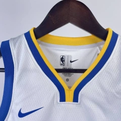 Golden State Warriors #30 Curry Youth NBA Silk Basketball Jersey - White