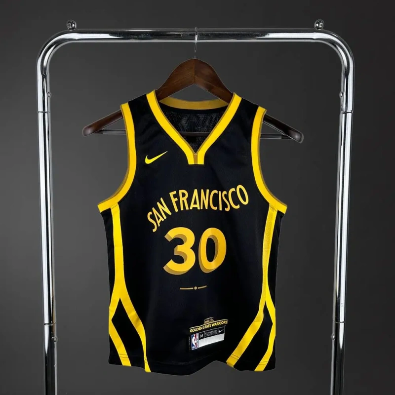Golden State Warriors #30 Curry Youth NBA Silk Jersey