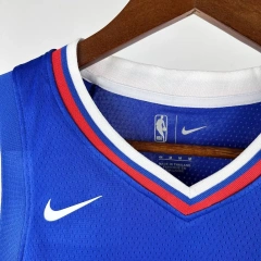 Los Angeles Clippers #2 LEONARD Youth NBA Silk Basketball Jersey - Blue