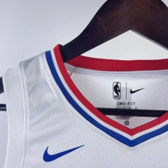 Los Angeles Clippers #13 GEORGE Youth NBA Silk Basketball Jersey - White