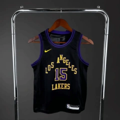 Los Angeles Lakers #15 REAVES City Edition Youth NBA Silk Jersey