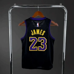 Los Angeles Lakers #23 JAMES City Edition Youth NBA Silk Jersey