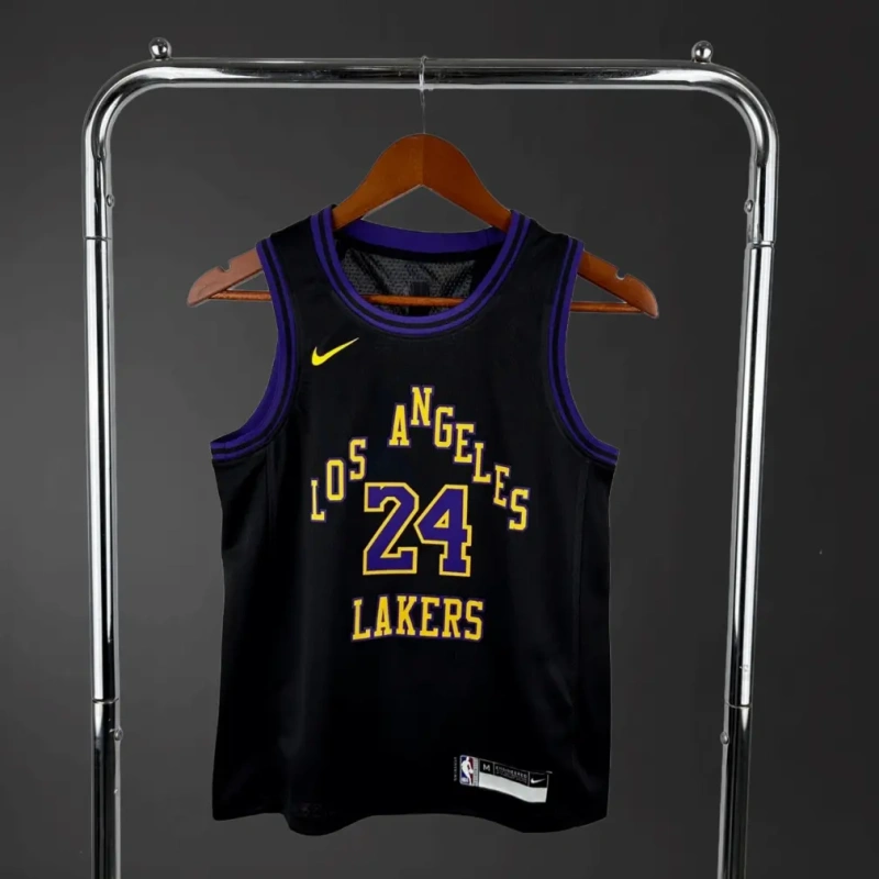 Los Angeles Lakers #24 BRYANT City Edition Youth NBA Silk Jersey