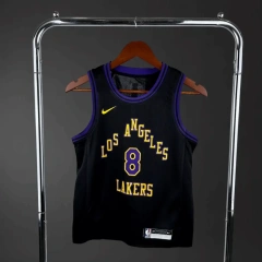 Los Angeles Lakers #8 Bryant City Edition Youth NBA Silk Jersey