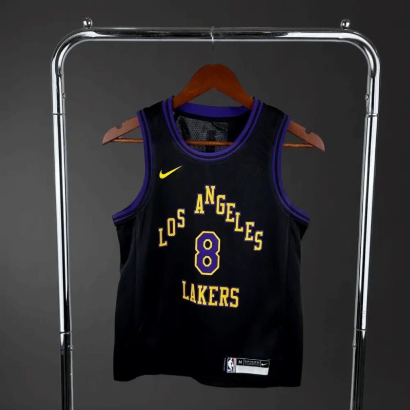 Los Angeles Lakers #8 Bryant City Edition Youth NBA Silk Jersey