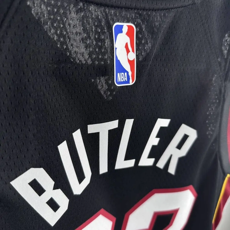 Miami Heat #22 BETLER Youth NBA Silk Basketball Jersey - Black