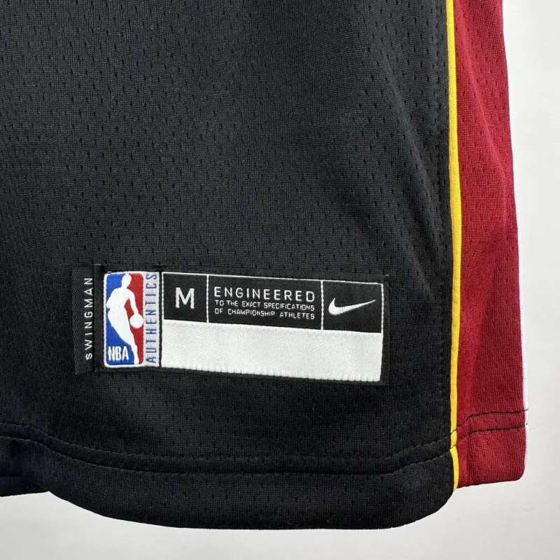 Miami Heat #3 WADE Youth NBA Silk Basketball Jersey - Black