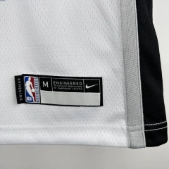 San Antonio Spurs #1 WEMBANYAMA Youth NBA Silk Basketball Jersey - White