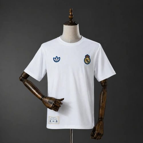 Real Madrid Originals Terrace Icons Retro Style Casual Shirt