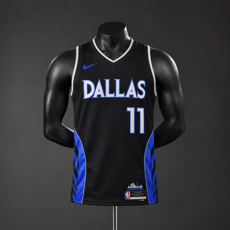 Dallas Mavericks 2026 City Edition NBA Silk Basketball Jersey #11 Irving Black