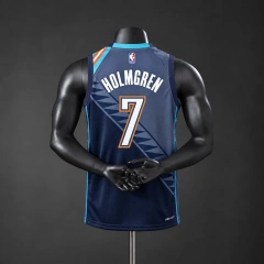 Oklahoma City Thunder 2026 City Edition NBA Silk Basketball Jersey #7 Holmgren
