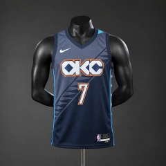 Oklahoma City Thunder 2026 City Edition NBA Silk Basketball Jersey #7 Holmgren