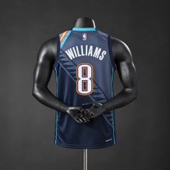 Oklahoma City Thunder 2026 City Edition NBA Silk Basketball Jersey #8 Williams