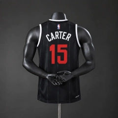 Toronto Raptors 2026 City Edition NBA Silk Basketball Jersey #15 Carter - Black