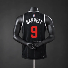Toronto Raptors 2026 City Edition NBA Silk Basketball Jersey #9 Barrett - Black