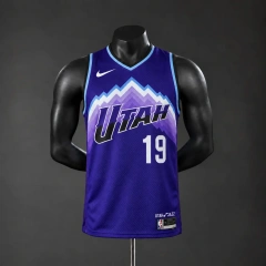 Utah Jazz 2026 NBA Silk Basketball Jersey #19 Bailey - Purple