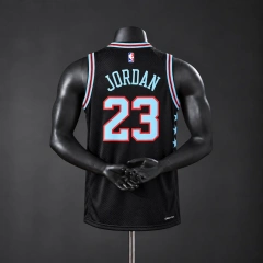 Chicago Bulls 2026 City Edition NBA Silk Basketball Jersey - Black #23 JORDAN