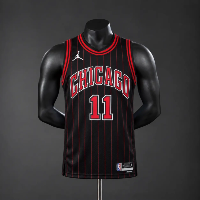 Chicago Bulls 2026 limited NBA Silk Basketball Jersey - Black #11 DeRozan