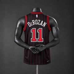 Chicago Bulls 2026 limited NBA Silk Basketball Jersey - Black #11 DeRozan