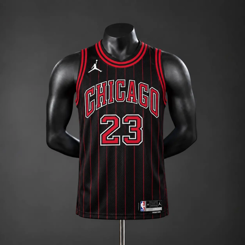 Chicago Bulls 2026 limited NBA Silk Basketball Jersey - Black #23 JORDAN