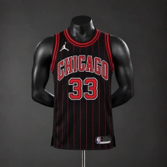 Chicago Bulls 2026 limited NBA Silk Basketball Jersey - Black #33 Pippen