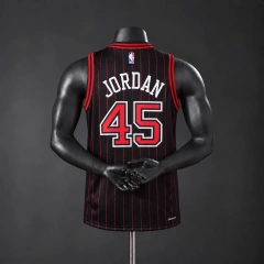 Chicago Bulls 2026 limited NBA Silk Basketball Jersey - Black #45 JORDAN