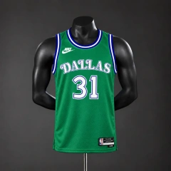 Dallas Mavericks 2026 City Edition NBA Silk Basketball Jersey - Green #31 Thompson