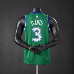 Dallas Mavericks 2026 City Edition NBA Silk Basketball Jersey - Green #3 Davis