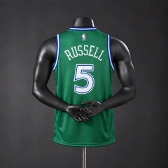 Dallas Mavericks 2026 City Edition NBA Silk Basketball Jersey - Green #5 RUSSELL