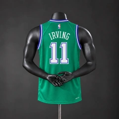 Dallas Mavericks 2026 City Edition NBA Silk Basketball Jersey - Green #11 IRVING