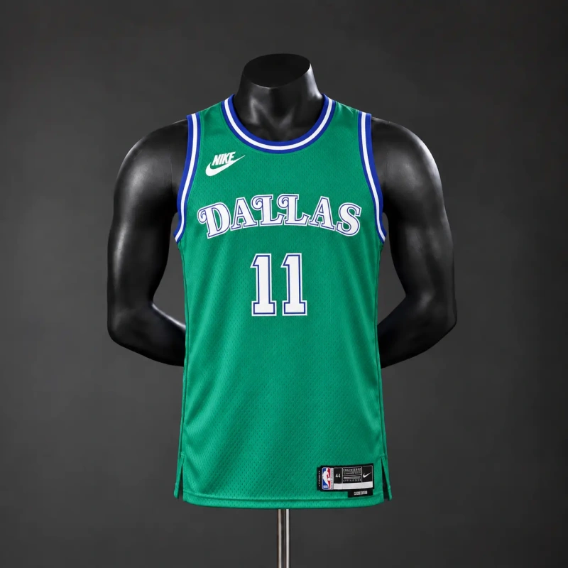 Dallas Mavericks 2026 City Edition NBA Silk Basketball Jersey - Green #11 IRVING