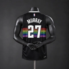 Denver Nuggets  2026 City Edition NBA Silk Basketball Jersey - Black #27 MURRAY