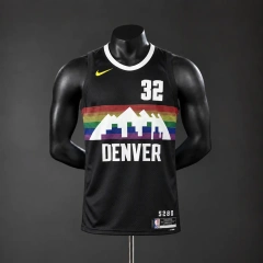 Denver Nuggets  2026 City Edition NBA Silk Basketball Jersey - Black #32 Gordon