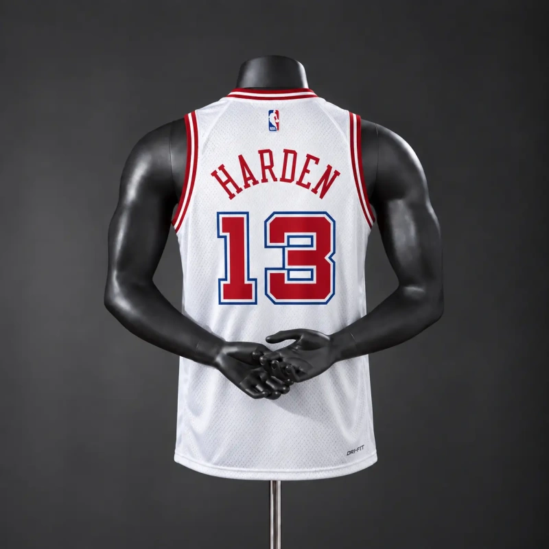 Harden Houston 2026 City Edition NBA Silk Basketball Jersey - White #13 HARDEN