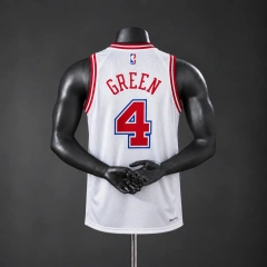 Harden Houston 2026 City Edition NBA Silk Basketball Jersey - White #4 Green
