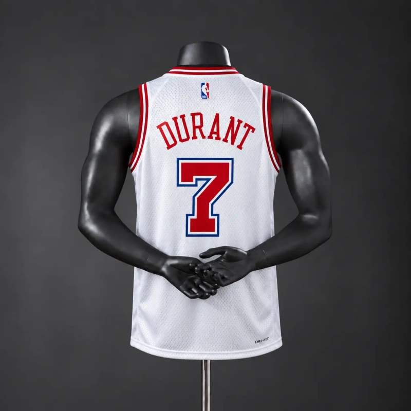 Harden Houston 2026 City Edition NBA Silk Basketball Jersey - White #7 Durant