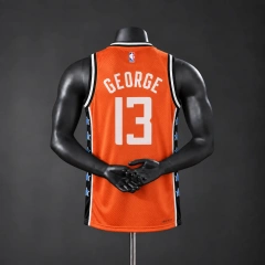 Los Angeles Clippers2026 City Edition NBA Silk Basketball Jersey - Orange #13 George