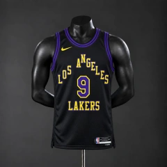 Los Angeles Lakers 2026 City Edition NBA Silk Basketball Jersey - Black #9 James Jr