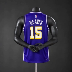 Los Angeles Lakers 2026 limited NBA Silk Basketball Jersey - Purple #15 Reaves