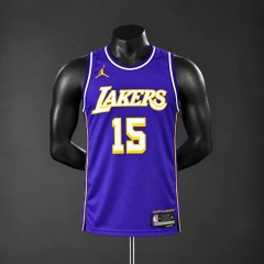 Los Angeles Lakers 2026 limited NBA Silk Basketball Jersey - Purple #15 Reaves