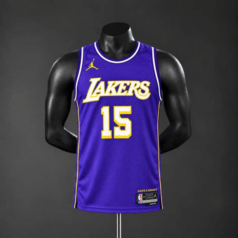 Los Angeles Lakers 2026 limited NBA Silk Basketball Jersey - Purple #15 Reaves
