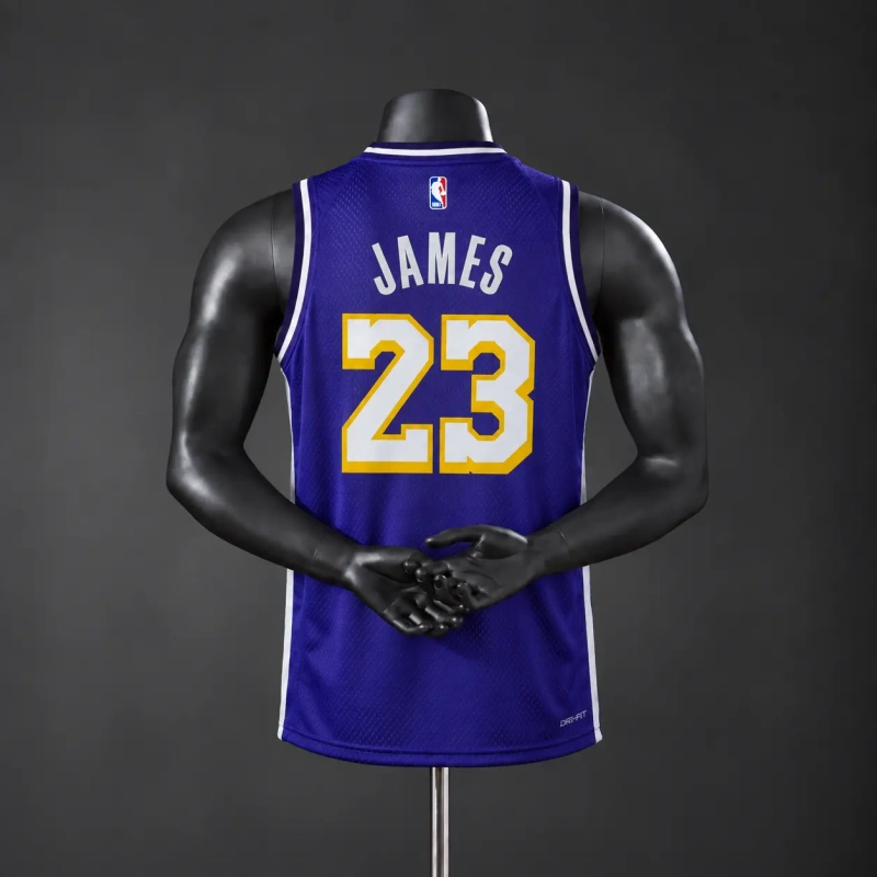 Los Angeles Lakers 2026 limited NBA Silk Basketball Jersey - Purple #23 JAMES